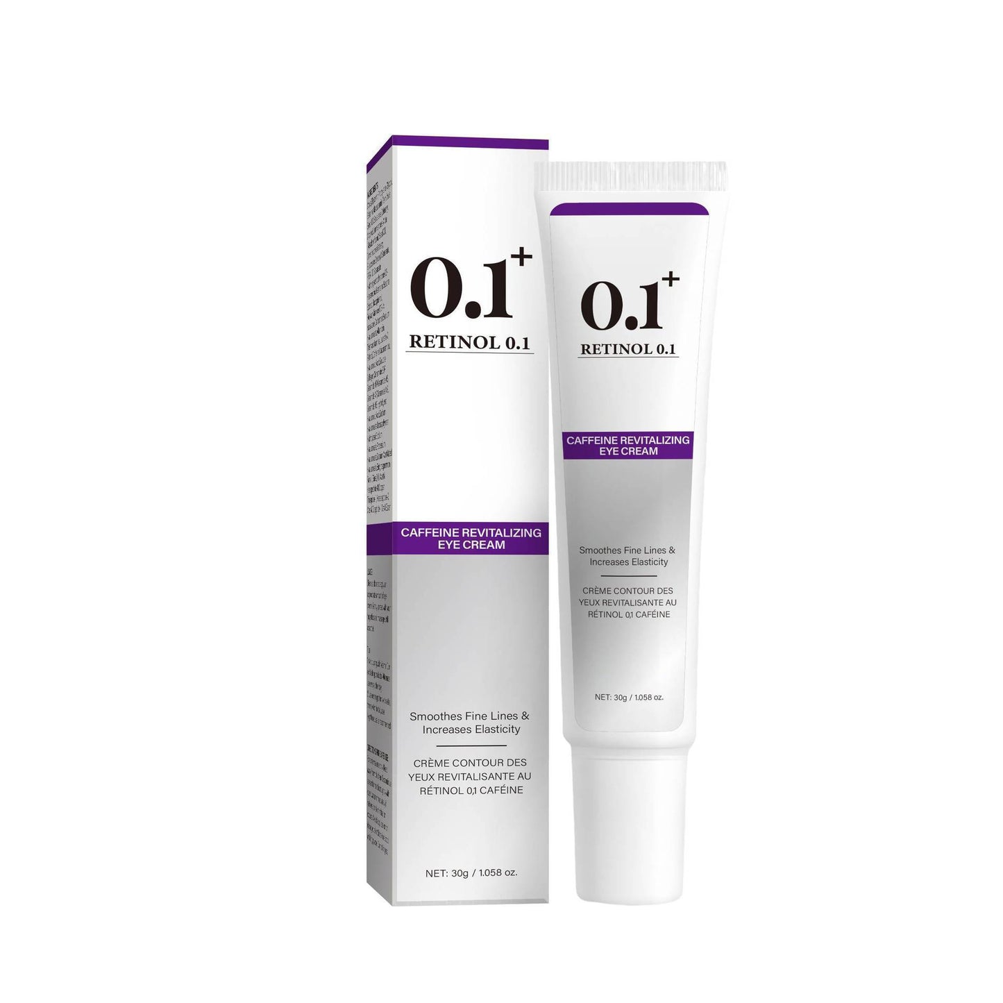 Retinol 0.1 Caffeine Eye Cream for Firming, Anti-Wrinkle, and Brightening