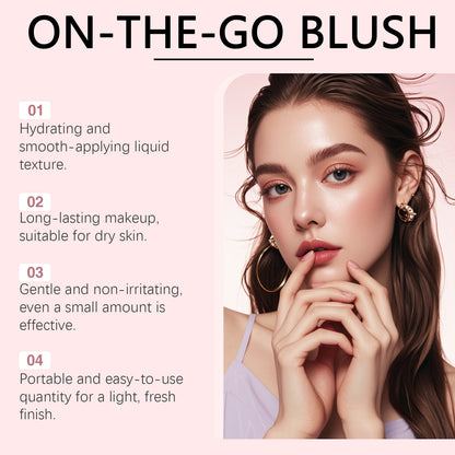 Orange 2-In-1 Blush Stick Has A Light Texture