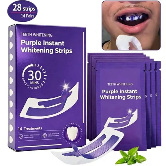 Purple Teeth Whitening Strips